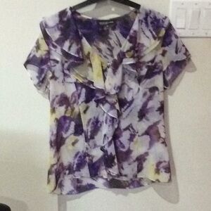 JONES NY. TYE DYE BLOUSE, TOP